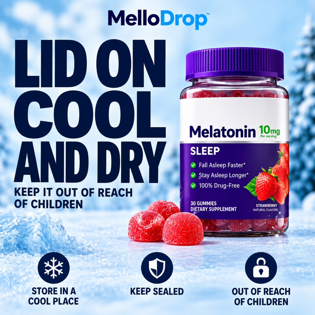 Strawberry 10mg Melatonin Gummies
